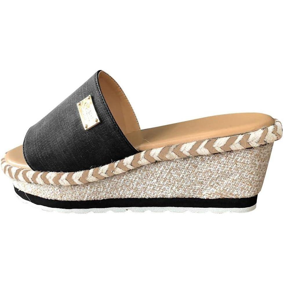 image:imageSandales OrthopDiques Hallux Valgus Chaussure Confortable et Souple de Sport et DExtRieur pour Femme Claquette BohMe Orthopedique DT11 le Noir