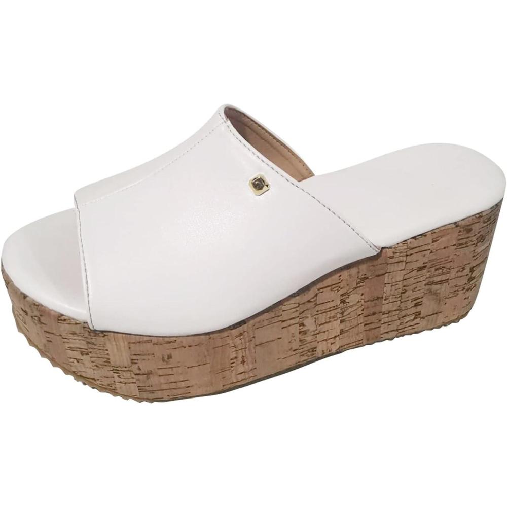 image:imageSandales OrthopDiques Hallux Valgus Chaussure Confortable et Souple de Sport et DExtRieur pour Femme Claquette BohMe Orthopedique DT6blanc