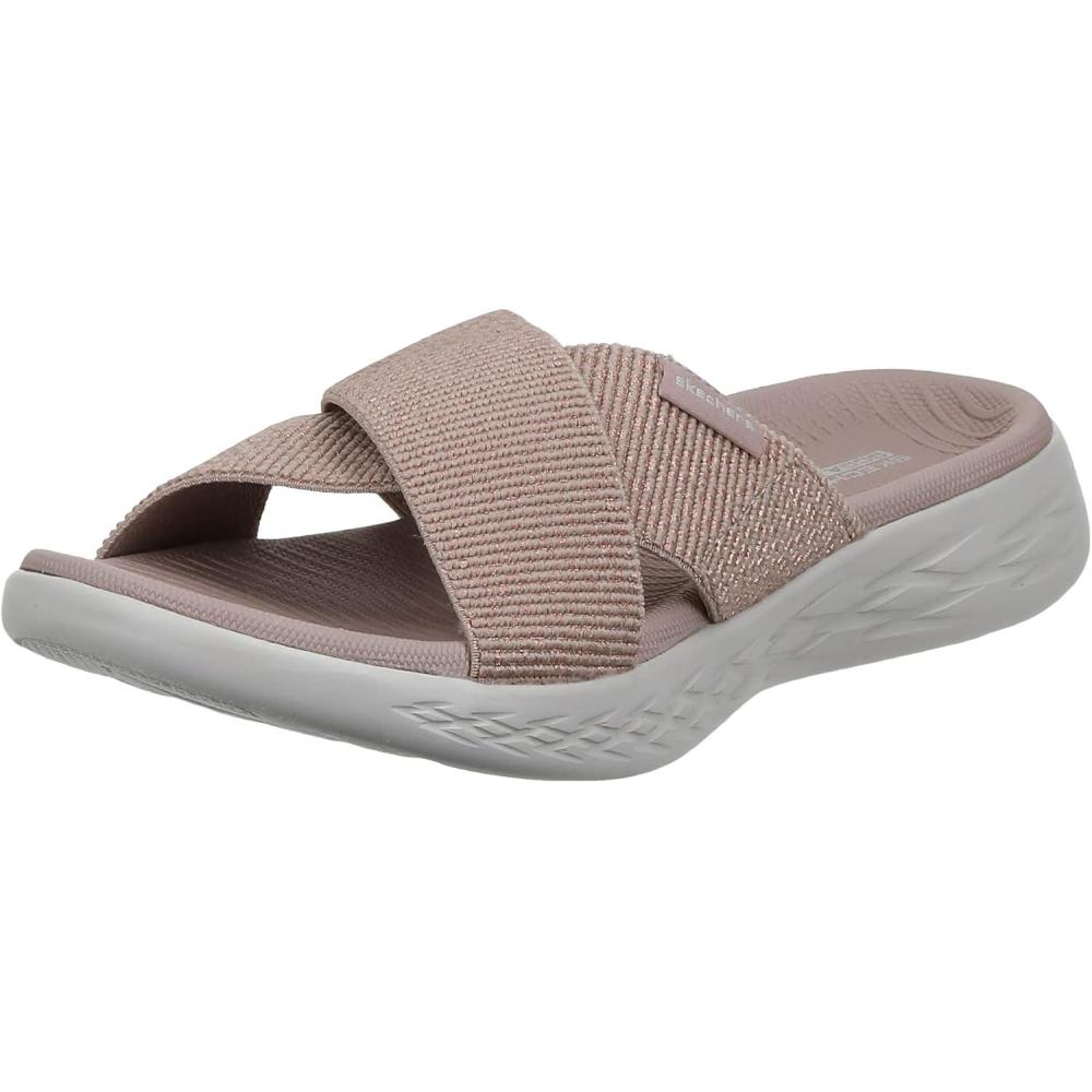 image:imageSkechers Onthego 600 Glistening Sandale femmeOr Rose5
