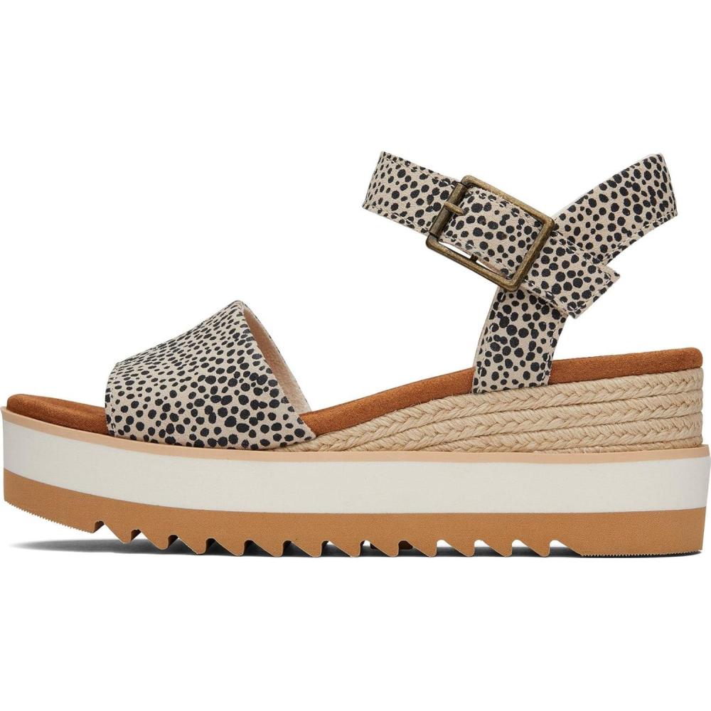 image:imageTOMS Sandales Diana pour femme large largeur Daim bleu ciel dlavMini Cheeath