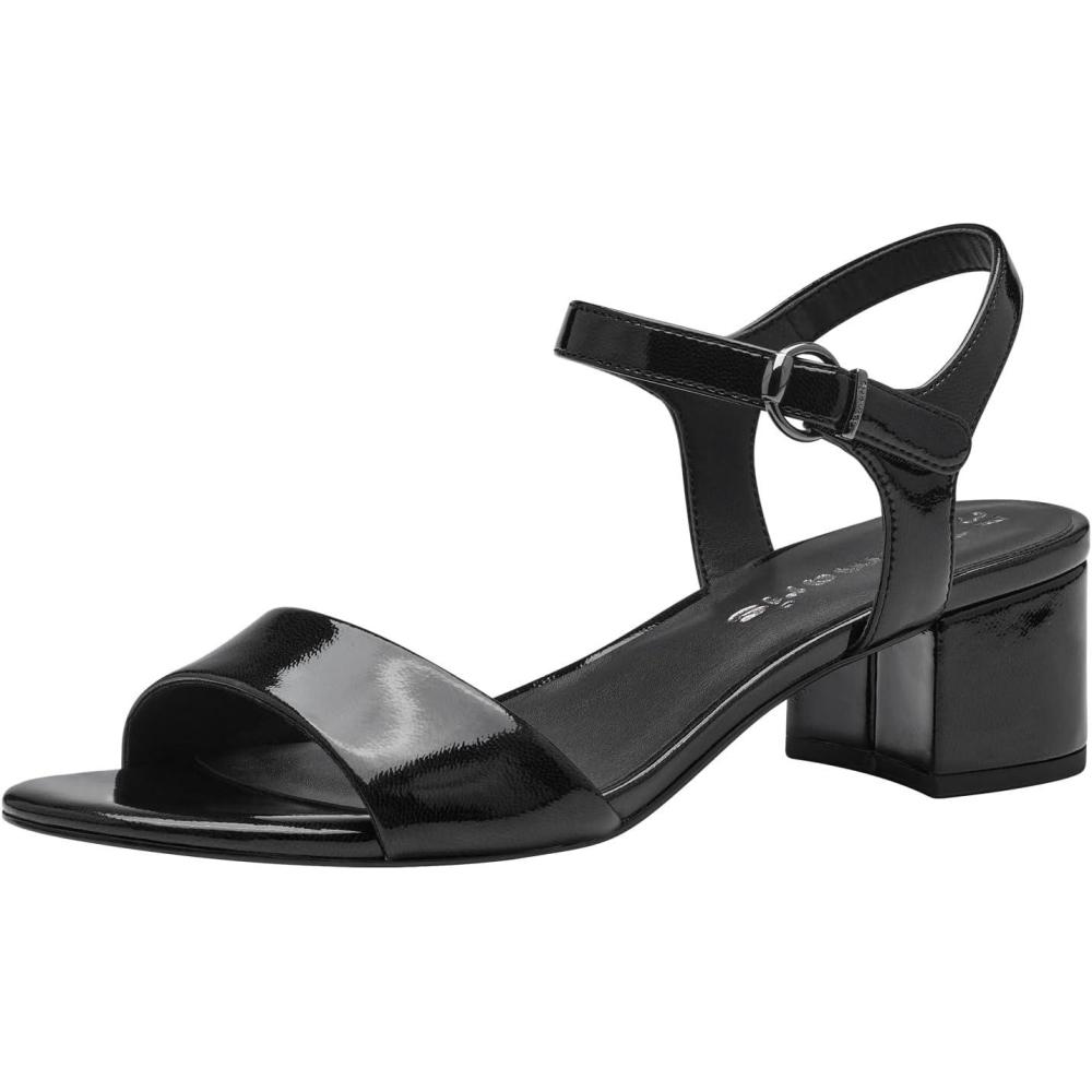 image:imageTamaris Sandale Talon 12824942 ajuste Taille EUBlack Patent