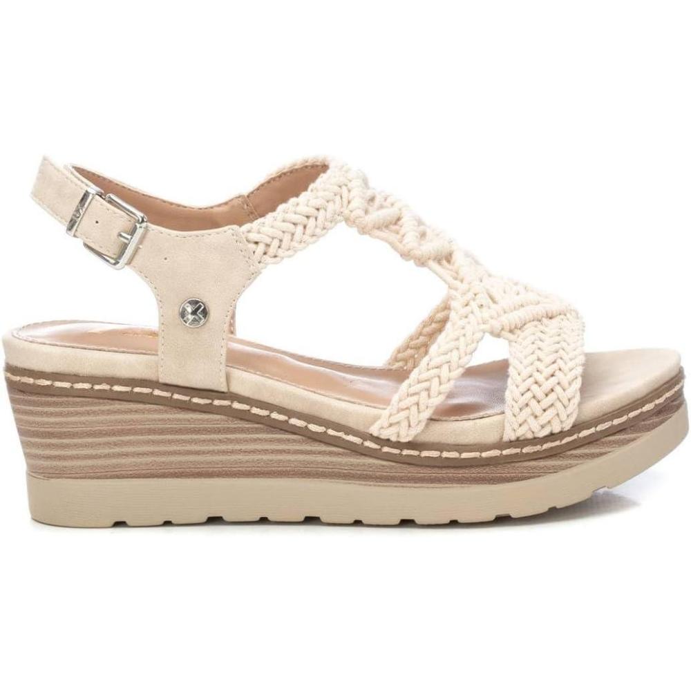 image:imageXTI Sandales 142838 OffWhite Hauteur 6cm WedgeGlace 82