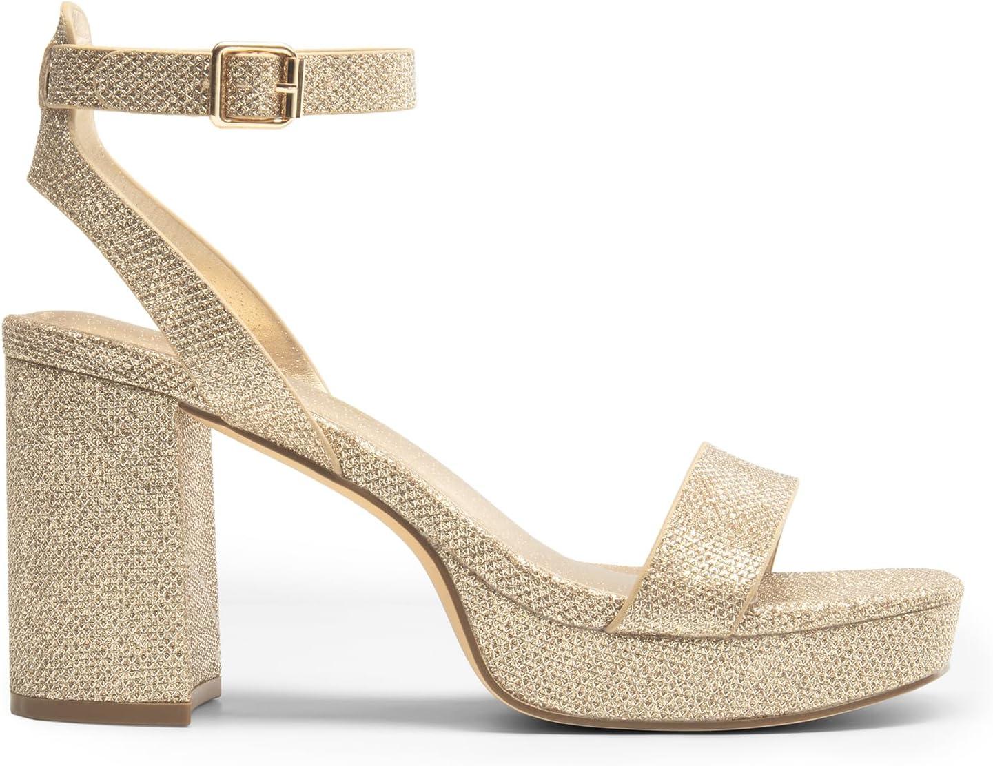image:imageDREAM PAIRS Sandales talons pour femmeDor Jaune