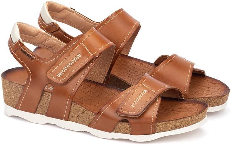 image:imageSandales Semelles compenses en Cuir Mahon pour FemmeBrandy