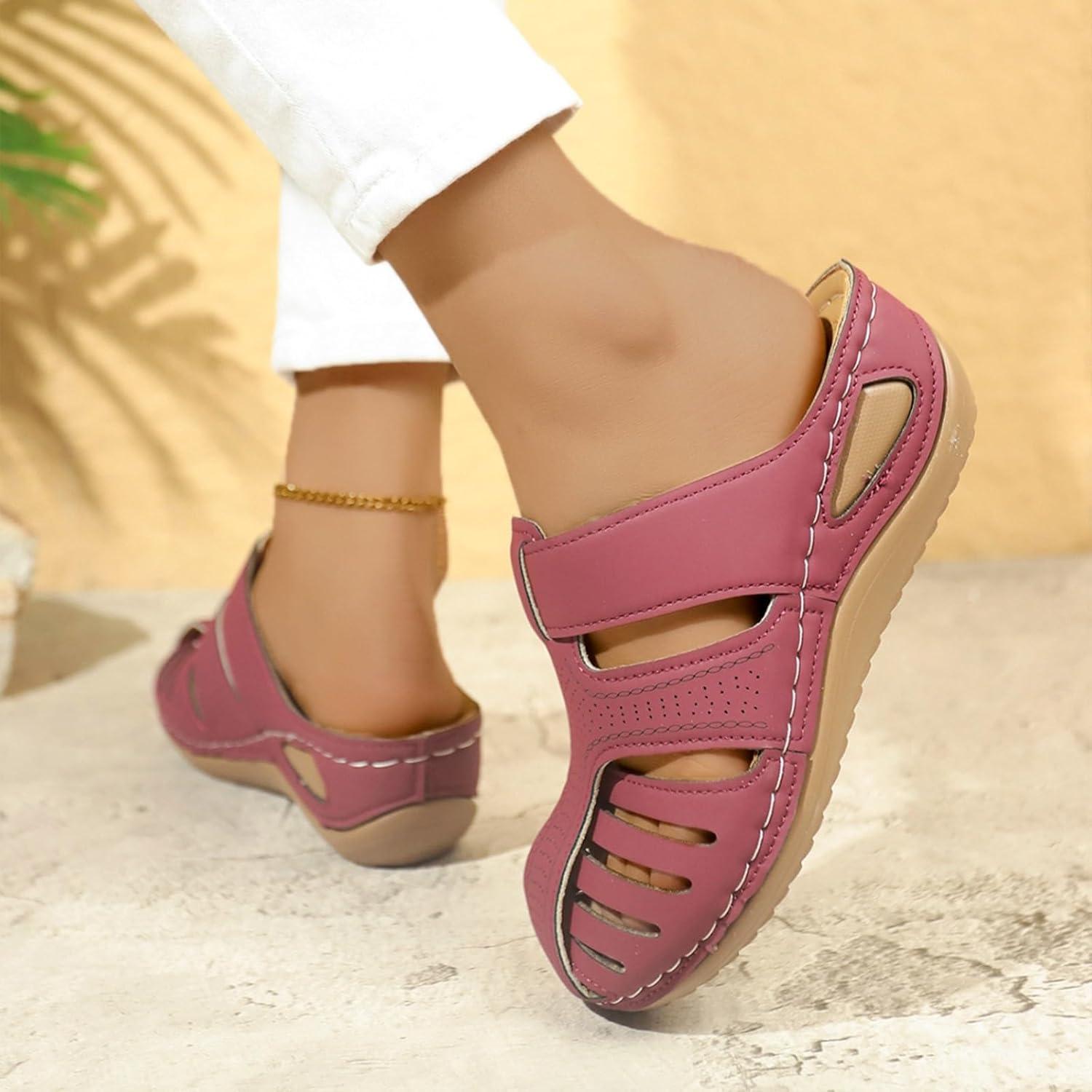 image:imageSandales Confort Femme t Mode Compenses Plateforme Chaussure Chaussons Confortable Bout Ferm Pantoufles AntiDrapant Chaussures De Plage Claquettes Lger MulesY2 Hot Pink