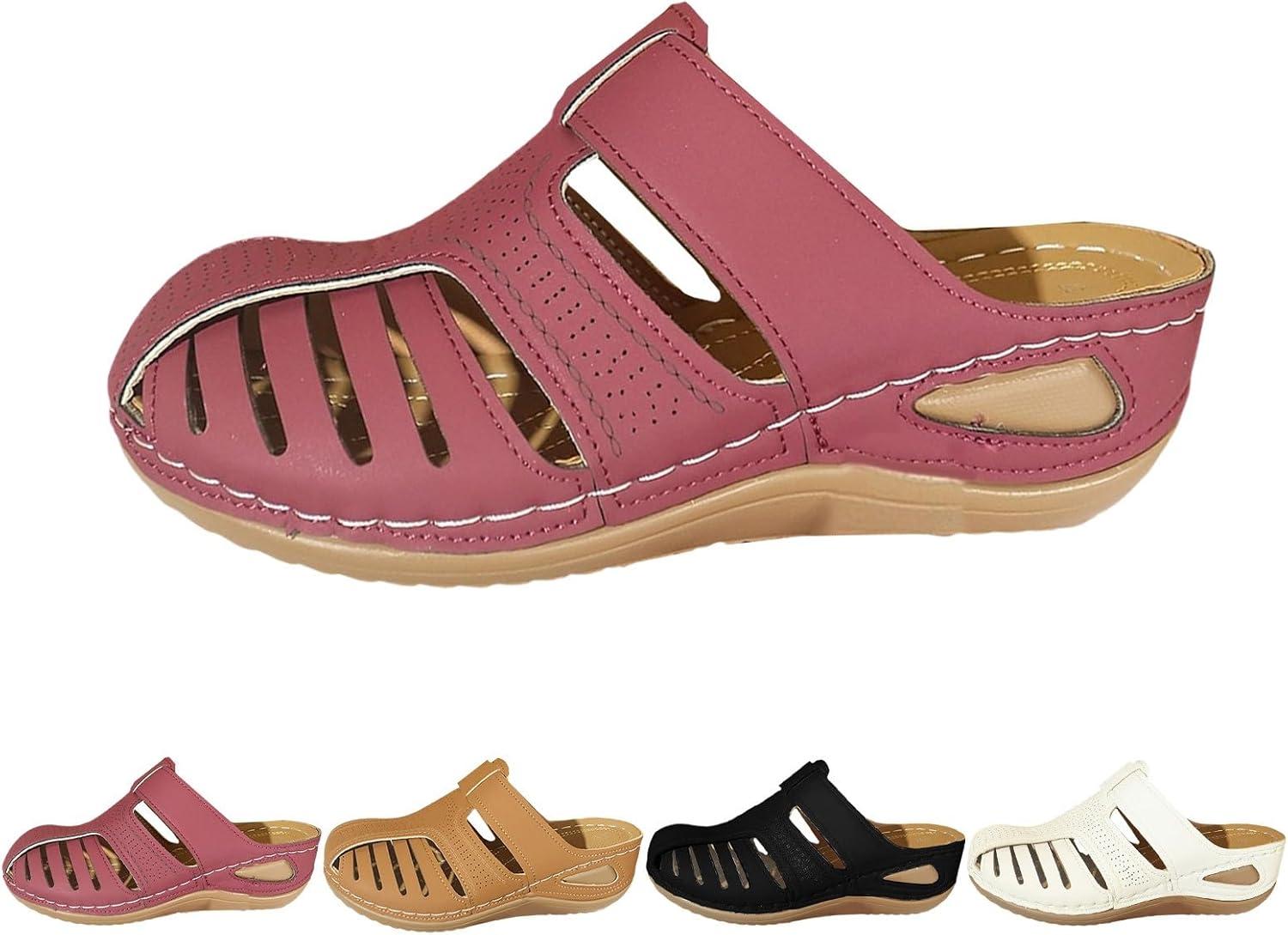 image:imageSandales Confort Femme t Mode Compenses Plateforme Chaussure Chaussons Confortable Bout Ferm Pantoufles AntiDrapant Chaussures De Plage Claquettes Lger MulesY2 Hot Pink