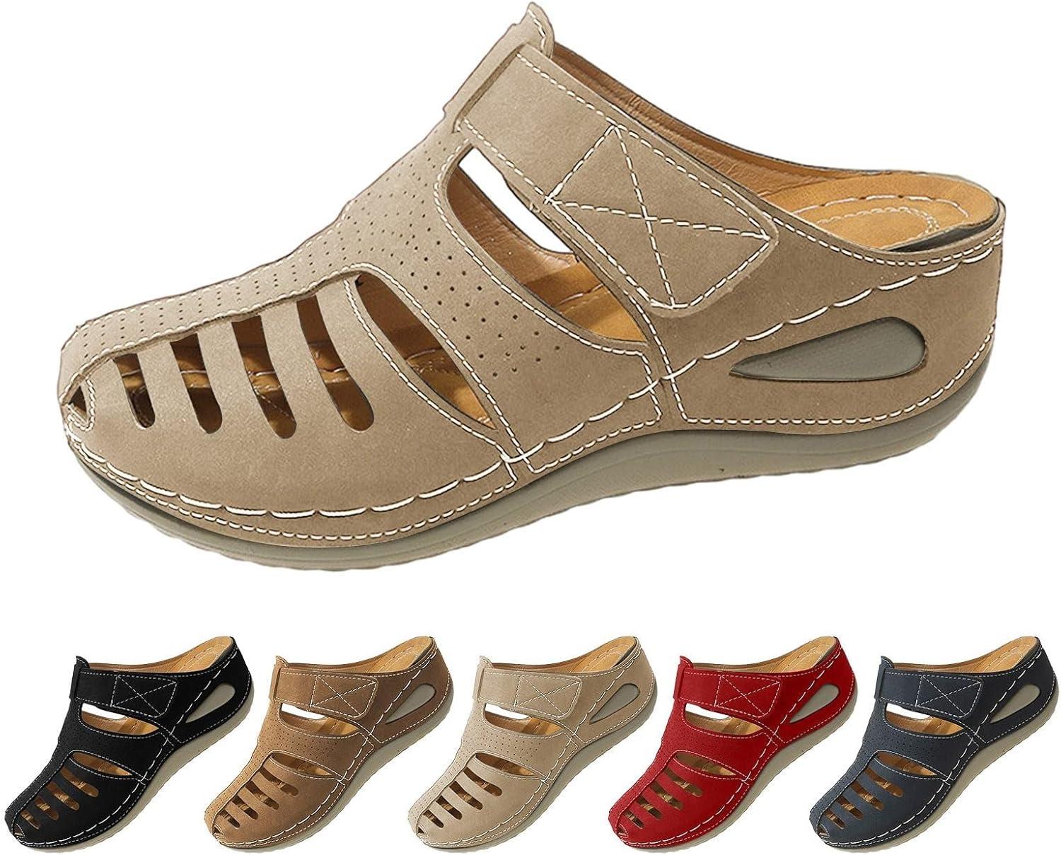 image:imageSandales Confort Femme t Mode Compenses Plateforme Chaussure Chaussons Confortable Bout Ferm Pantoufles AntiDrapant Chaussures De Plage Claquettes Lger MulesWhite