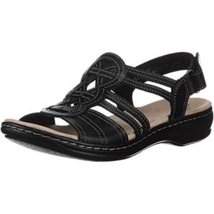 2025 Sandales Orthopédique Femmes été Sandales De Marche Femme Confortable Orthopédique Confortables Plateforme Chaussures Antidérapantes Respirantes Bohême Bout Ouvert Sandales avec Talon Bloc(A01 Noir)