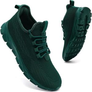Basket Femme Running Sneakers Confort Sports Chaussures Fitness Tennis Gym Sneakers(Vert)